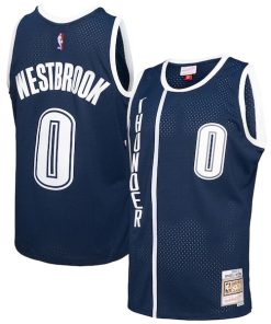 Russell Westbrook Oklahoma City Thunder 2015/16 Swingman Jersey - Blue