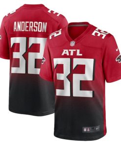 Jamal Anderson Atlanta Falcons Nike Retired Player Alternate Game Jersey - Red/Black