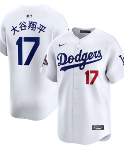 Shohei Ohtani Los Angeles Dodgers Nike 2024 World Series Champions Japanese Characters Limited Player Jersey - White