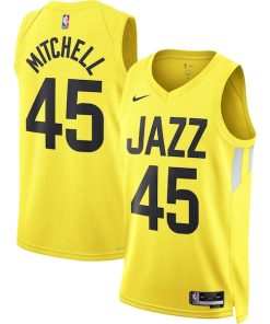 Donovan Mitchell Utah Jazz Nike Unisex Swingman Jersey - Icon Edition - Gold