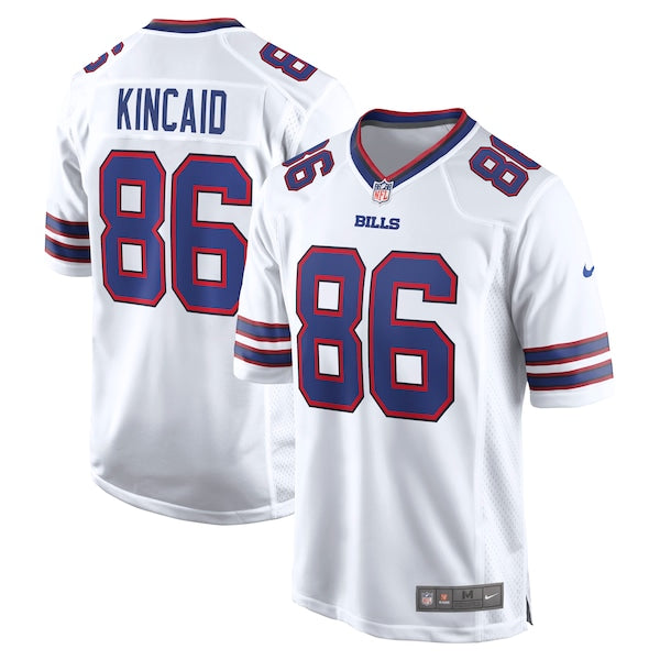 Dalton Kincaid Buffalo Bills Nike Game Jersey - White/Red - Image 3