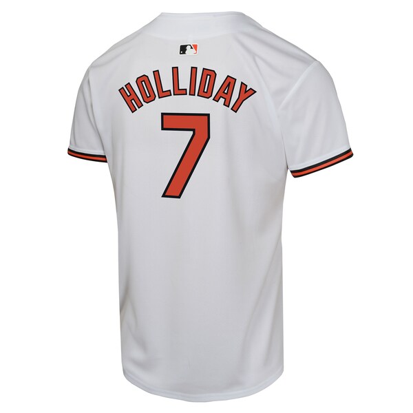 Jackson Holliday Baltimore Orioles Nike Youth Home Player Game Jersey - White - Image 3