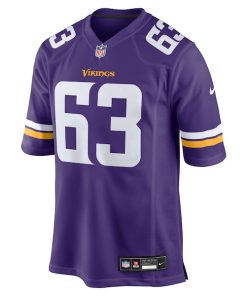 Alternative view of Zeke Correll Minnesota Vikings Nike Team Game Jersey -  Purple