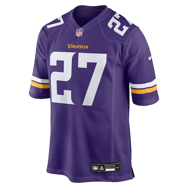 Jordan Mason Minnesota Vikings Nike Team Game Jersey - Purple - Image 2