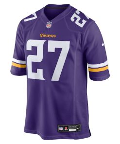 Alternative view of Jordan Mason Minnesota Vikings Nike Team Game Jersey -  Purple