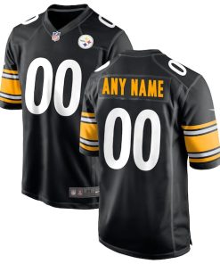 Pittsburgh Steelers Nike Custom Game Jersey - Black