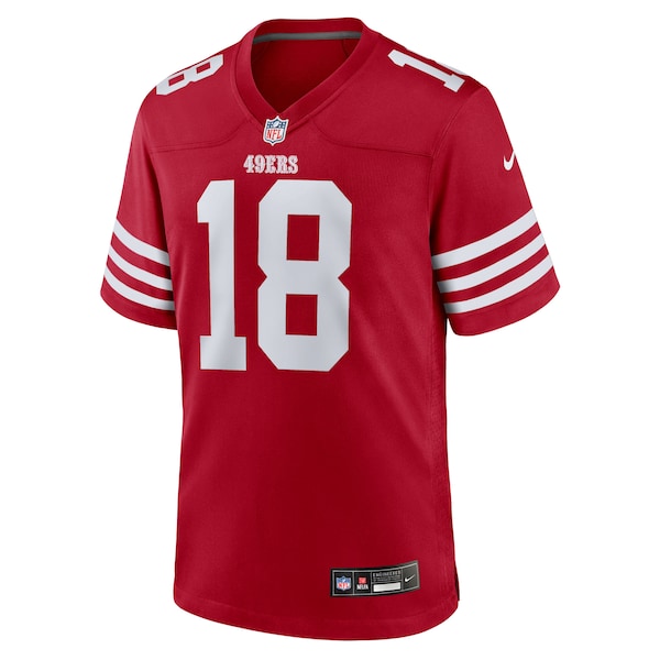 Isaiah Hodgins San Francisco 49ers Nike Team Game Jersey - Scarlet - Image 3