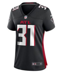 Alternative view of Justin Simmons Atlanta Falcons Nike Women's  Game Jersey -  Black