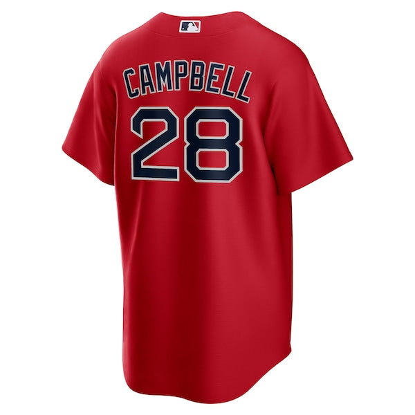 Kristian Campbell Boston Red Sox Nike Alternate Replica Jersey - Red/White - Image 4