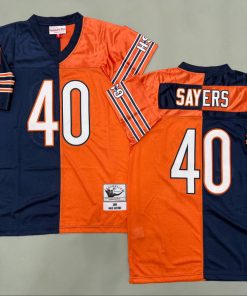 Gale Sayers Chicago Bears Authentic Split  Throwback Retired Player Jersey