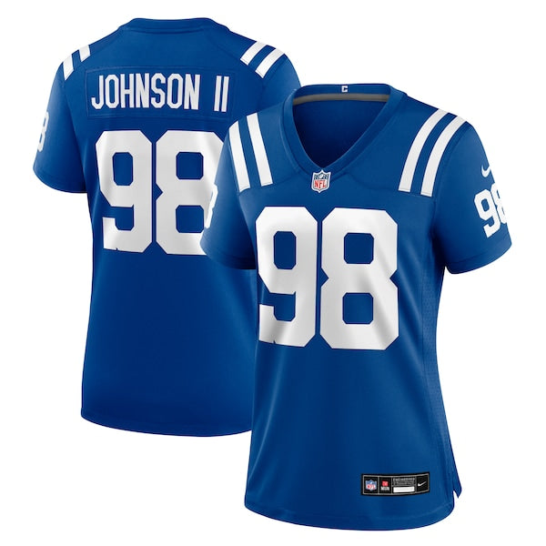 Eric Johnson II Indianapolis Colts Nike Women's Team Game Jersey - Royal - Image 2
