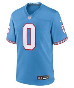 Alternative view of Calvin Ridley Tennessee Titans Nike Youth Alternate Game Jersey - Light Blue