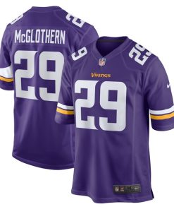 Dwight McGlothern Minnesota Vikings Nike  Game Jersey -  Purple
