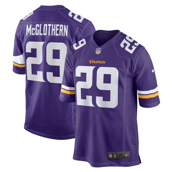 Dwight McGlothern Minnesota Vikings Nike Game Jersey - Purple