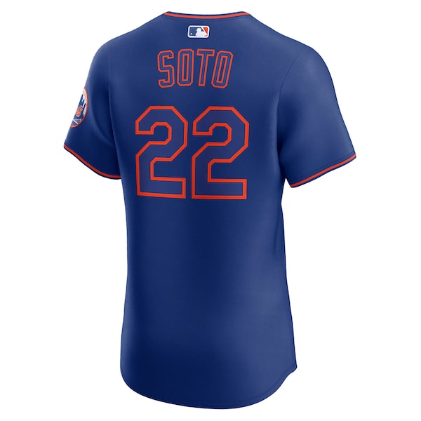 Juan Soto New York Mets Nike Alternate 2 Elite Jersey - Royal/White - Image 4