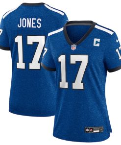 Alternative view of Daniel Jones Indianapolis Colts Nike Women's Alternate 2 Indiana Nights Game Jersey -  Heather Royal/Royal