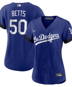 Mookie Betts Los Angeles Dodgers Nike Women's City Connect Replica Player Jersey - Royal