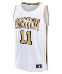Alternative view of Payton Pritchard Boston Celtics  2025/26 City Edition Fast Break Jersey - White