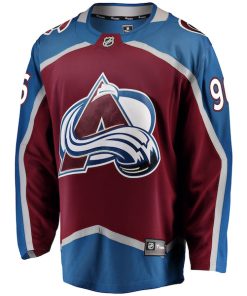 Alternative view of Mikko Rantanen Colorado Avalanche  Breakaway Player Jersey - Burgundy