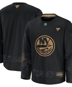New York Islanders  2024 Military Appreciation Practice Jersey - Black