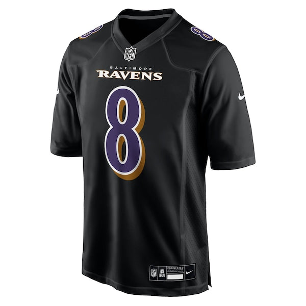Lamar Jackson Baltimore Ravens Nike Fashion Jersey - Carbon Black - Image 2