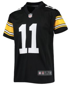 Alternative view of Chase Claypool Pittsburgh Steelers Nike Youth Alternate Game Jersey - Black