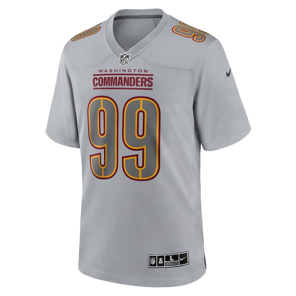 Chase Young Washington Commanders Nike Atmosphere Fashion Game Jersey - Gray - Image 2
