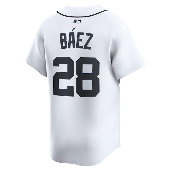 Javier B¨¢ez Detroit Tigers Nike Home Limited Player Jersey - White - Image 3