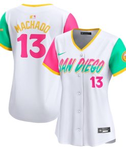 Manny Machado San Diego Padres Nike Women's City Connect Limited Player Jersey - White
