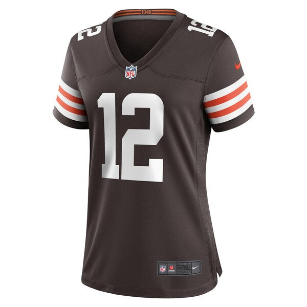 Michael Woods II Cleveland Browns Nike Women's Game Player Jersey - Brown - Image 2