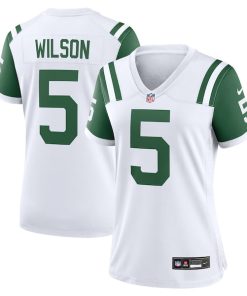 Garrett Wilson New York Jets Nike Women's Classic Alternate Game Jersey - White