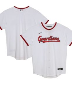 Cleveland Guardians Nike Preschool Home Blank Replica Jersey - White