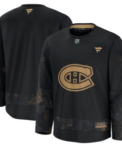 Montreal Canadiens  2024 Military Appreciation Practice Jersey - Black