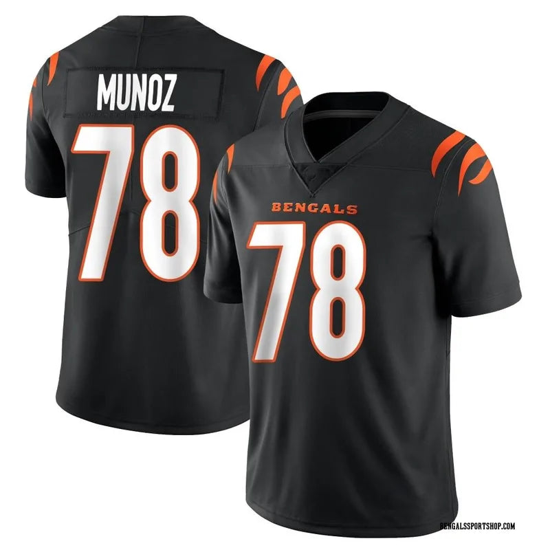 Anthony Mu?oz Cincinnati Bengals Nike Throwback Limited Jersey - Black