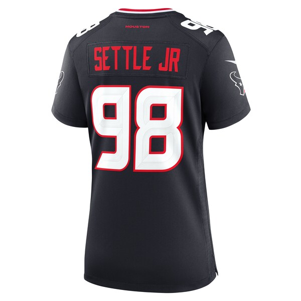 Tim Settle Jr. Houston Texans Nike Women's Team Game Jersey - Navy - Image 3