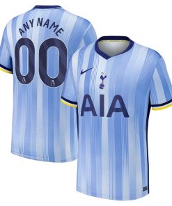 Alternative view of Tottenham Hotspur Nike 2024/25 Away Replica Custom Jersey - Blue