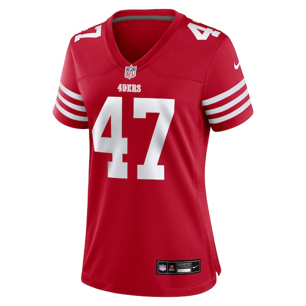 Bryce Huff San Francisco 49ers Nike Women's Team Game Jersey - Scarlet - Image 2