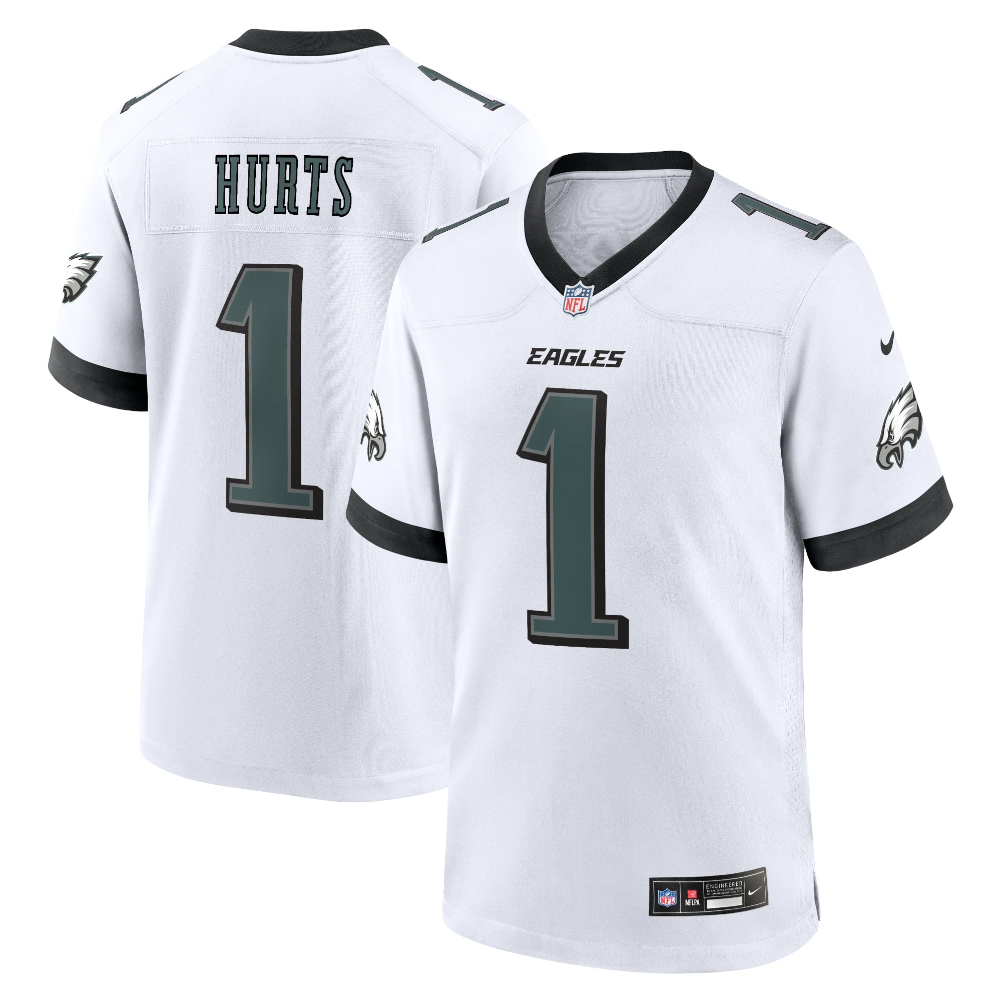 Jalen Hurts Philadelphia Eagles Nike Alternate Game Player Jersey - Kelly Green/White/Black/Green - Image 9