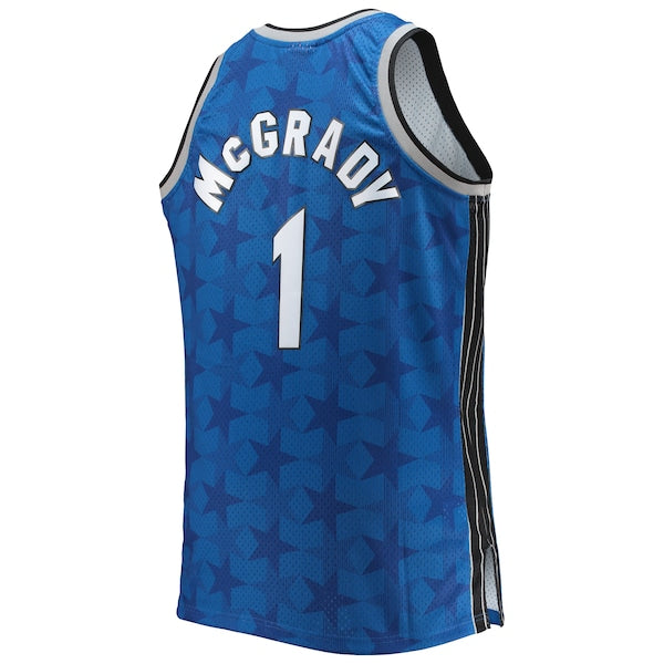 Tracy McGrady Orlando Magic Big & Tall 2000/01 Hardwood Classics Swingman Jersey - Blue/Black - Image 4