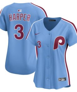 Bryce Harper Philadelphia Phillies Nike Women's Alternate Limited Player Jersey - Light Blue