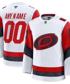Carolina Hurricanes  Away Premium Custom Jersey - White