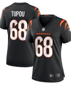 Josh Tupou Cincinnati Bengals Nike Women's Game Player Jersey - Black