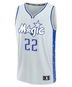 Alternative view of Franz Wagner Orlando Magic  Youth 2025/26 City Edition Fast Break Jersey - Silver