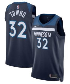 Karl-Anthony Towns Minnesota Timberwolves Nike Unisex Swingman Jersey - Icon Edition - Navy