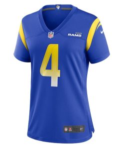 Alternative view of Dresser Winn Los Angeles Rams Nike Women's Team Game Jersey -  Royal