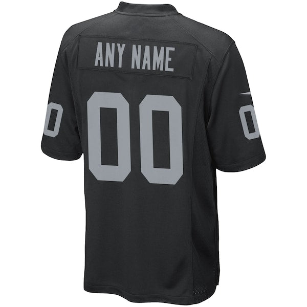 Las Vegas Raiders Nike Custom Game Jersey - Black - Image 3
