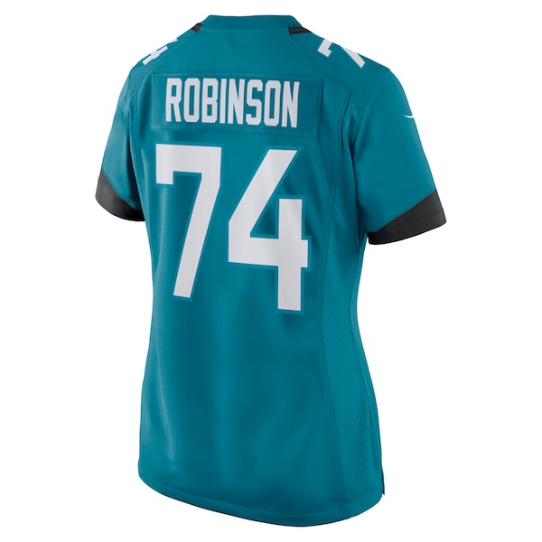 Cam Robinson Jacksonville Jaguars Nike Women's Game Jersey - Teal/Black - Image 4