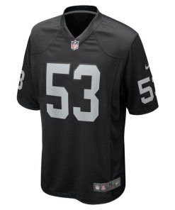 Alternative view of Amari Gainer Las Vegas Raiders Nike Team Game Jersey -  Black