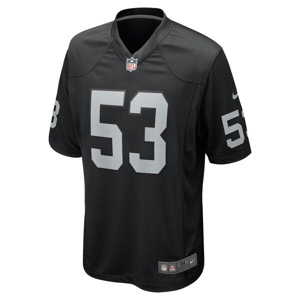 Amari Gainer Las Vegas Raiders Nike Team Game Jersey - Black - Image 2