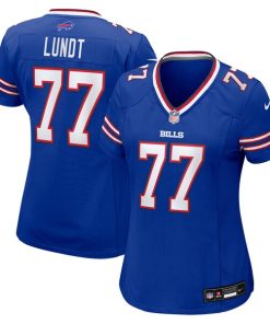 Chase Lundt Buffalo Bills Nike Women's Team Game Jersey -  Royal